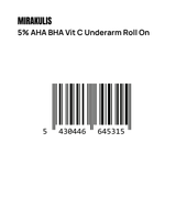 Mirakulis 5% AHA BHA Vit C Underarm Roll On 50 ml