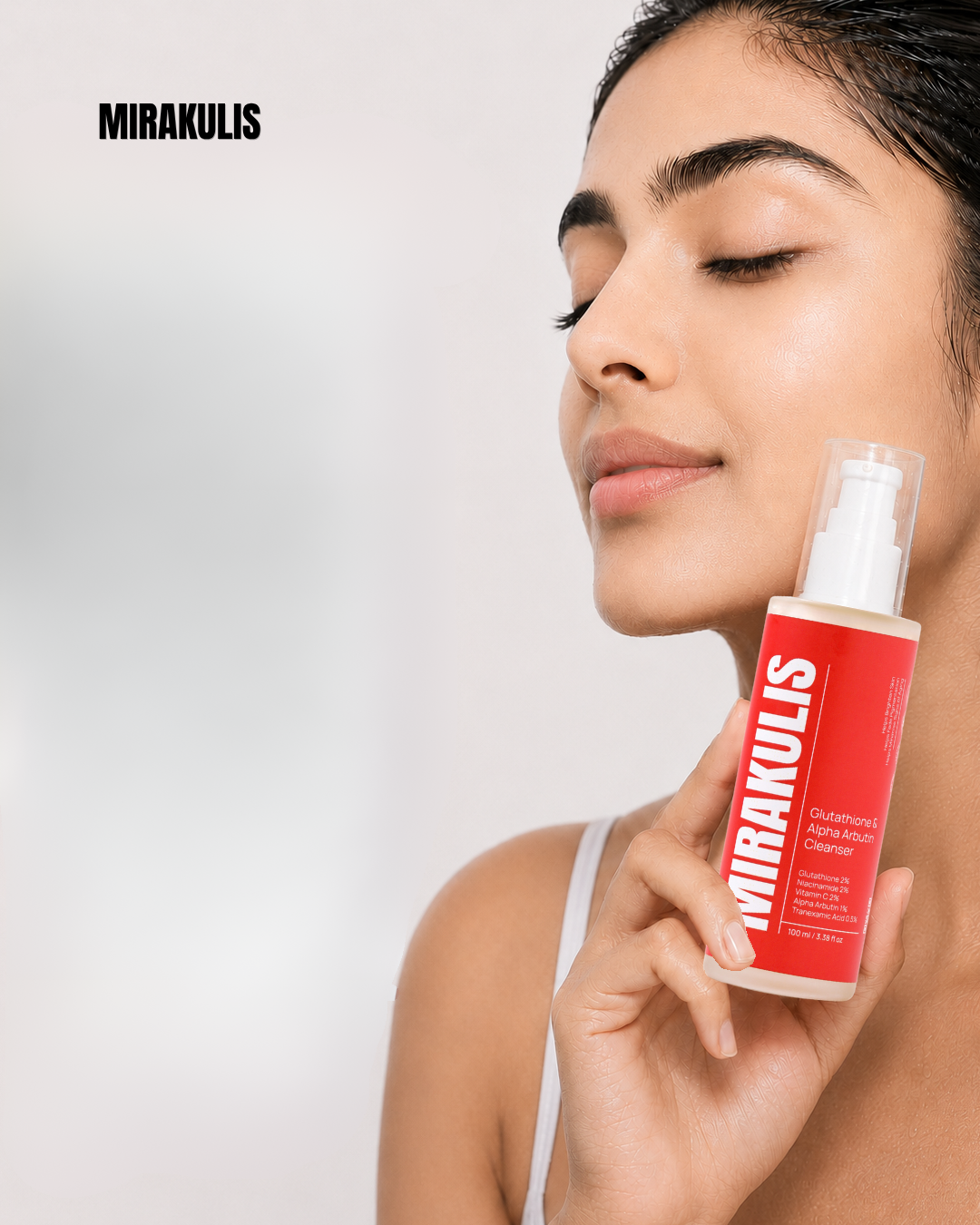 Mirakulis Glutathione & Alpha Arbutin Cleanser 100 ml