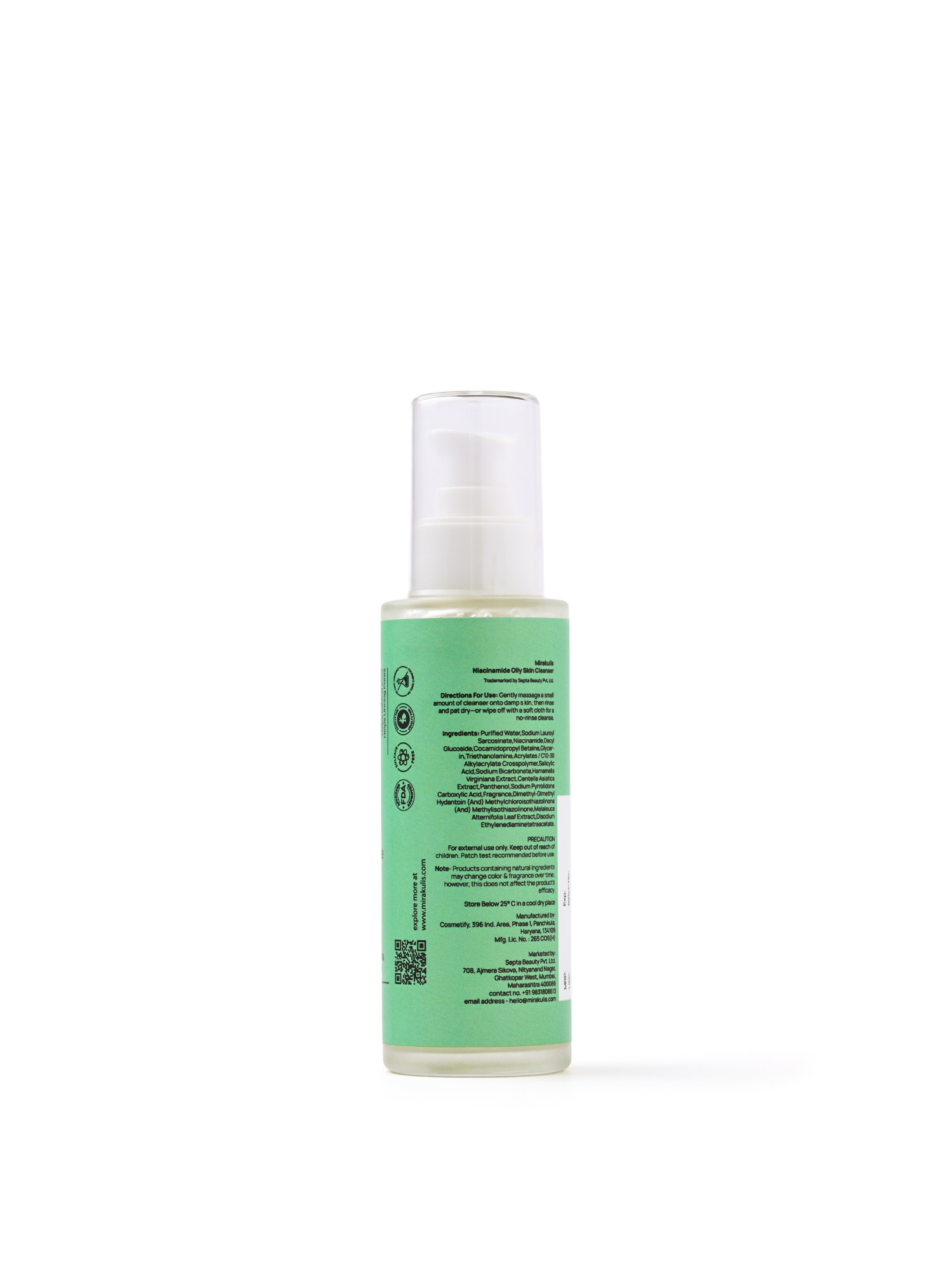 Mirakulis Niacinamide Oily Skin Cleanser