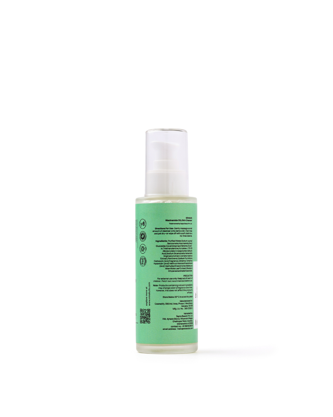 Mirakulis Niacinamide Oily Skin Cleanser 100 ml