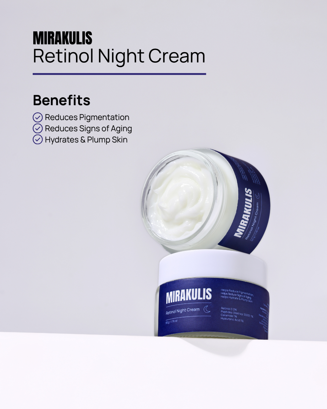 Mirakulis Retinol Night Cream 50 g