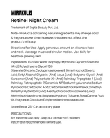 Mirakulis Retinol Night Cream 50 g