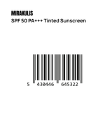 Mirakulis SPF 50 PA+++ Tinted Sunscreen 50 g