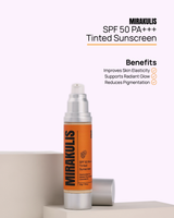 Mirakulis SPF 50 PA+++ Tinted Sunscreen 50 g