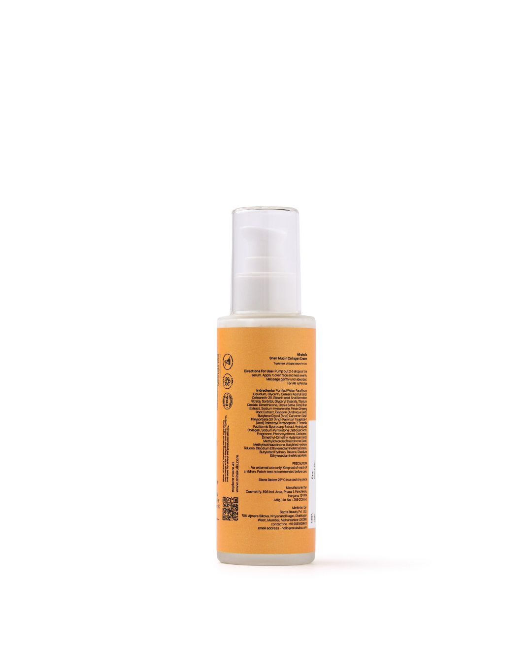 Mirakulis Snail Mucin Collagen Cream 100 g
