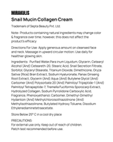 Mirakulis Snail Mucin Collagen Cream 100 g