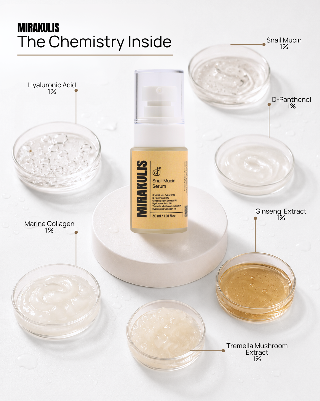 Mirakulis Snail Mucin Serum 30 ml