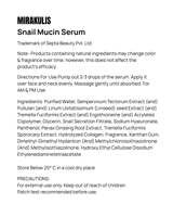 Mirakulis Snail Mucin Serum 30 ml